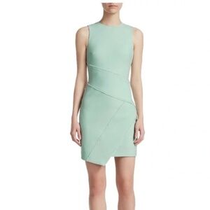 Cinq à Sept Josie Sheath Dress Mint Green Cocktail Wedding Guest Women’s 4